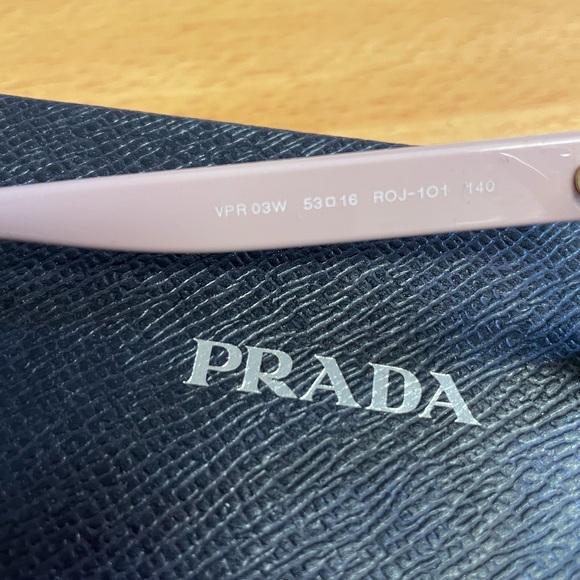 Prada Women's Glasses in Pink/Tortoise - Picture 4 of 10